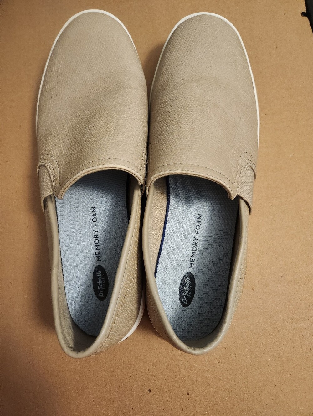 Dr. Scholl's Men's Slip-On Loafers in Light Taupe